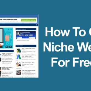 How To Get An Affiliate Niche Website For Free - Done For You Pre-made Affiliate Website