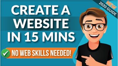 How To Create A Website With WordPress 2020 [15 Mins]