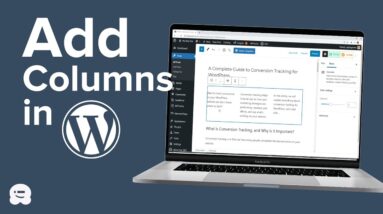 How to Create Columns in WordPress (No Coding Required)