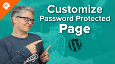 How to Customize a Password Protected Page in WordPress