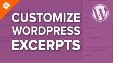 How to Customize WordPress Excerpts No Coding Required