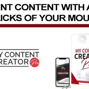 My Content Creator Pro Is A Powerful Content Creation Software