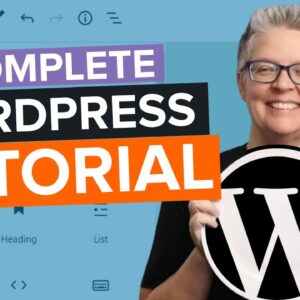 WordPress Tutorial [UPDATED] - How to Make a WordPress Website for Beginners