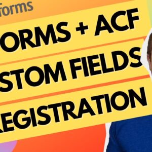 Create A Custom Login Page Custom Registration Page With Custom Fields Using WPForms, ACF, Elementor