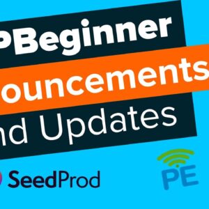WPBeginner Announcements and Updates