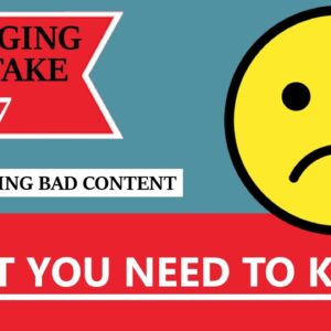 Blogging Mistake #7 - Creating Bad Content - What You Need To Know! (BONUS: FREE NICHE WEBSITE)