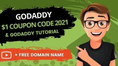 GoDaddy Coupon Code 2021 & GoDaddy Tutorial