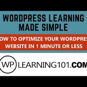 How To Optimize Your WordPress Website Database In 1 Minute Or Less [Made Simple]