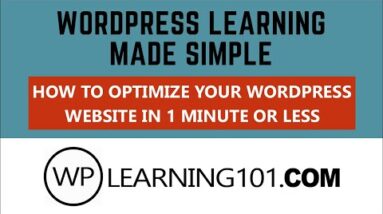 How To Optimize Your WordPress Website Database In 1 Minute Or Less [Made Simple]