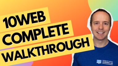 10Web AI Builder + Complete Feature Walkthrough