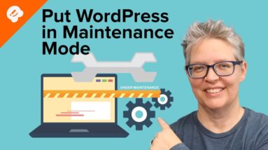 How to Put Your WordPress Site in Maintenance Mode