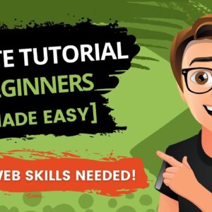 Website Tutorial For Beginners 2021 [Made Easy]