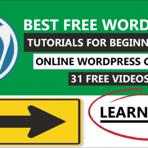 best free online wordpress course tutorials for beginners