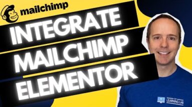 MailChimp Signup Form In Elementor - Integrate MailChimp With Elementor