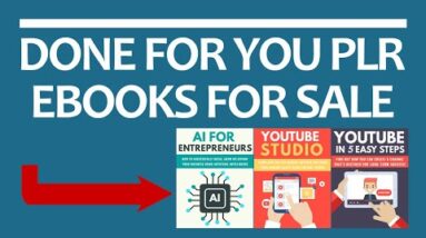Done For You PLR eBooks For Sale [Private Label Rights Products]