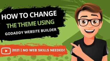 GoDaddy Website Builder Change Theme [2021]