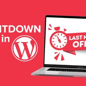 How to Add a Countdown Timer Widget in WordPress [UPDATED]