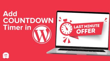 How to Add a Countdown Timer Widget in WordPress [UPDATED]