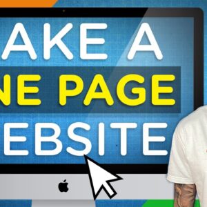 How To Create A One-Page Website (In WordPress) | 2020