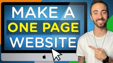 How To Create A One-Page Website (In WordPress) | 2020