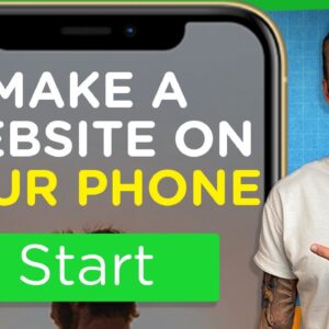 How to Create a Website from Your Mobile Phone | Step-by-Step 2020