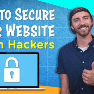 How to Secure Your Website From Hackers in 1 MIN (WordPress Website Security)