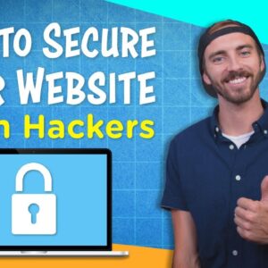 How to Secure Your Website From Hackers in 1 MIN (WordPress Website Security)