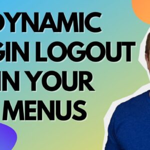 How To Add Login Logout In WordPress Menu - WordPress Login Logout Button In Menu