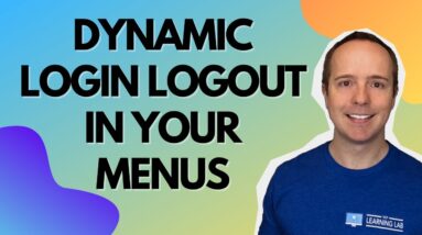 How To Add Login Logout In WordPress Menu - WordPress Login Logout Button In Menu