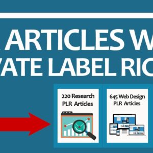 PLR Articles With Private Label Rights (Over 140,000 PLR Articles In All Niches)