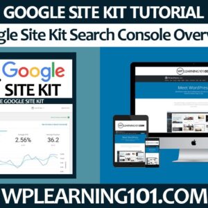 Google Site Kit WordPress Plugin Search Console Overview In WordPress (Step-By-Step Tutorial)