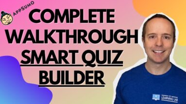 Smart Quiz Builder on Appsumo - Thorough Walkthrough & Review of this LTD