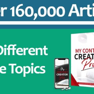 WordPress Plugin Content Creation Software (474 Different Niche Topics With 160,000 Articles)
