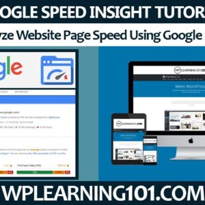 How To Analyze Website Page Speed Using Google Speed Insight (Step-By-Step Tutorial)