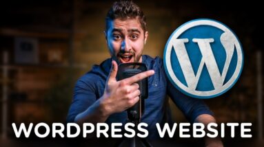 How to Make a Website with WordPress in 2022 + FREE Template Download