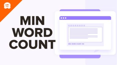 How to Set a Minimum Word Count for WordPress Posts