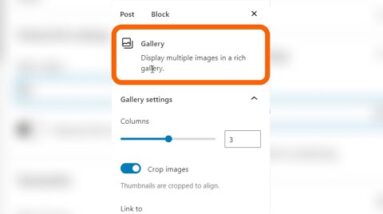 How to Automatically Create an Image Gallery in WordPress