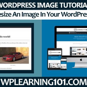 How To Resize An Image In Your WordPress Website (Step By Step Tutorial)