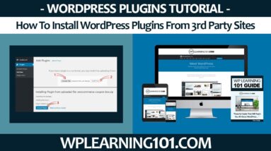 How To Install WordPress Plugins From 3rd Party Sites In WordPress Website (Step By Step Tutorial)