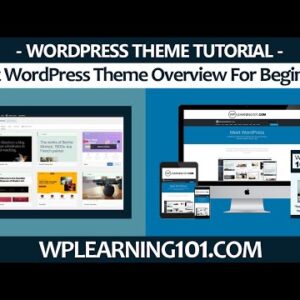 Basic WordPress Theme Overview For Beginners (Step By Step Tutorial)