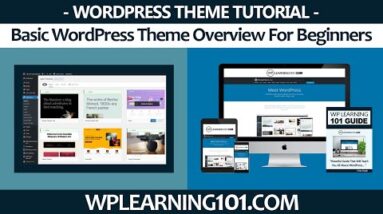 Basic WordPress Theme Overview For Beginners (Step By Step Tutorial)