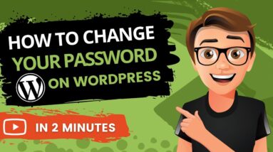 How To Change WordPress Password 2022 [FAST]
