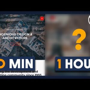 10 Minute VS 1 Hour WEBSITE CHALLENGE