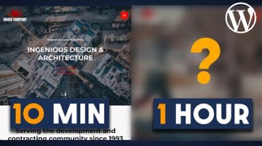 10 Minute VS 1 Hour WEBSITE CHALLENGE
