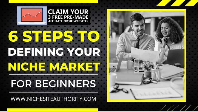 6 Steps For Defining Your Niche Market (For Beginners)