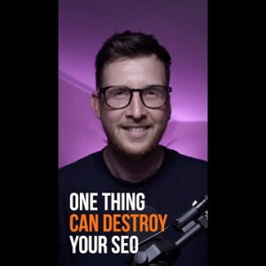 Don't Destroy Your WordPress SEO #shorts