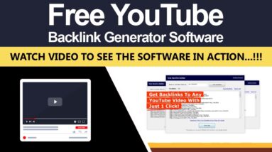YouTube Backlink Generator Software For (Free Download)