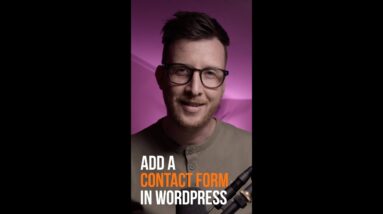 The BEST WordPress Contact Form 🎉 #shorts