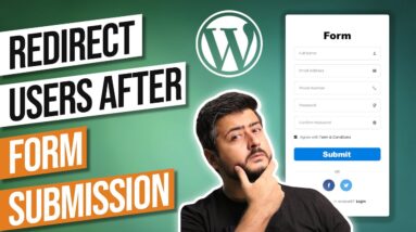 How Redirect Users After Form Submission - SO EASY!
