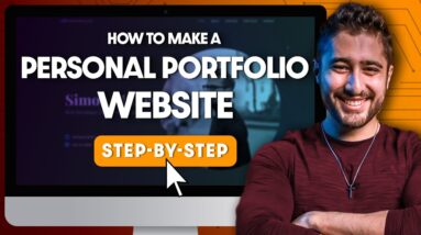 How to Make a Personal / Portfolio Website | 2023 Step-by-Step Tutorial